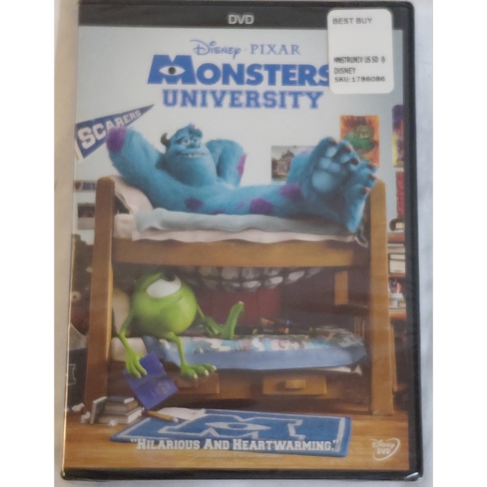 Disney Pixar Monsters University DVD Family Animated Movie 2013